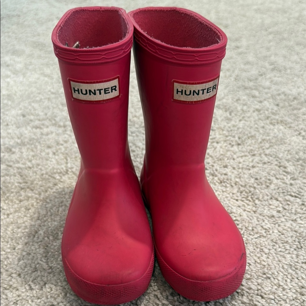 Hunter Pink Rain & Snow Boots